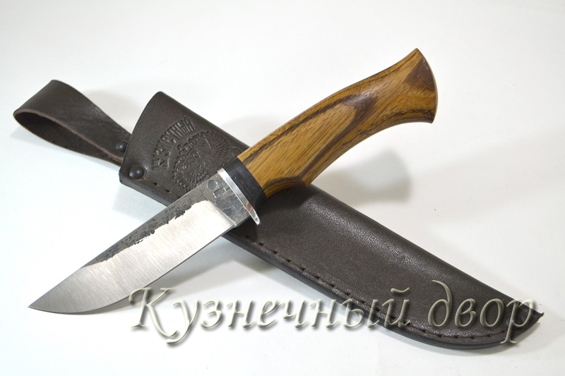 Нож  "Овод" сталь -Х12МФ кованая, рукоять- зебрано.