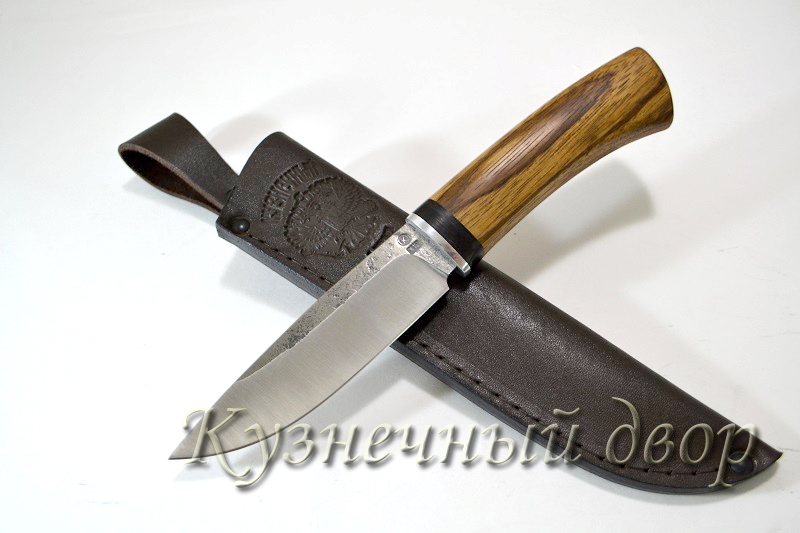 Нож  "Гид" сталь -Х12МФ кованая, рукоять- зебрано.