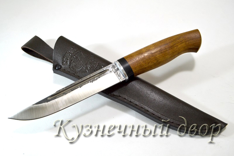 Нож  "Игла" сталь -Х12МФ кованая, рукоять- орех.