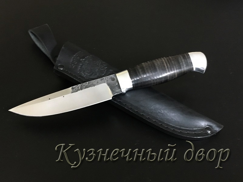 Нож "Барс" сталь-40Х10С2М, рукоять-дюраль, наборная кожа.