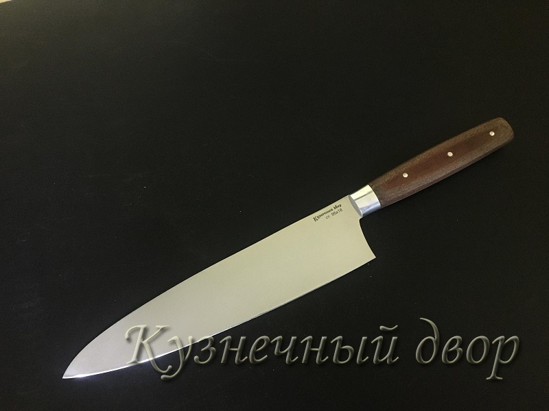 Нож "Поварской"  цельнометаллический,  сталь-95Х18, рукоять- дюраль, текстолит.
