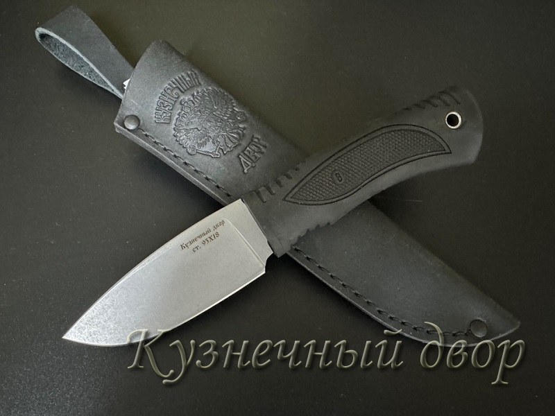 Нож "Филин" сталь-95Х18 кованая, рукоять-термоэластопласт.