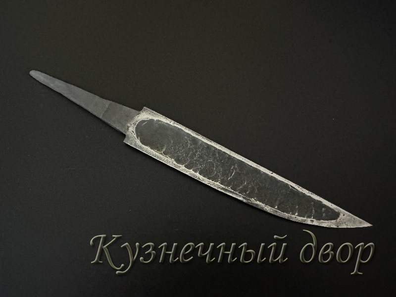 Клинок "Якутский" с кованым долом, сталь - Х12МФ .