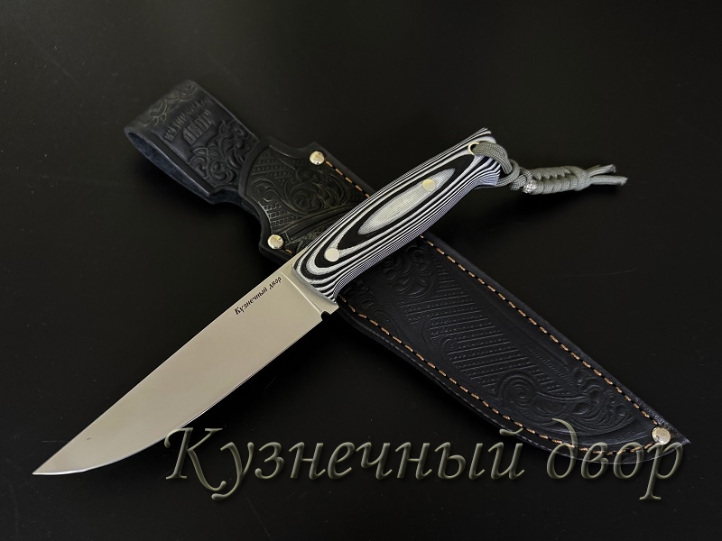  Нож "Финский" цельнометаллический,  сталь- D2, рукоять c накладками из G10. 